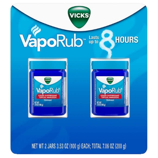 Picture of Dầu xoa bóp ức chế ho & giảm đau tại chỗ vicks vaporub cough suppressant & topical analgesic