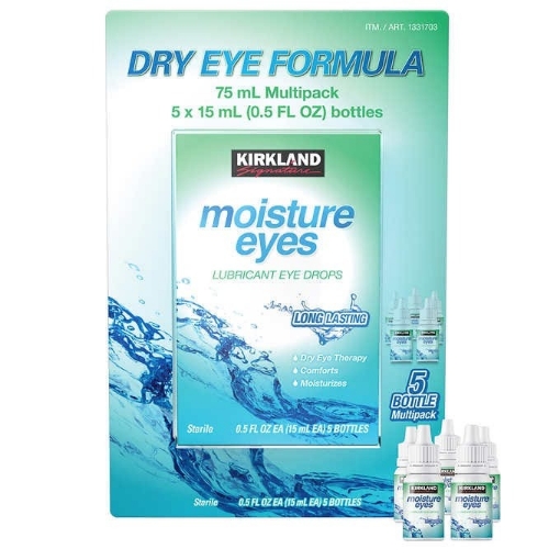 Picture of Thuốc nhỏ trị khô mắt kirkland signature moisture eyes dry eye therapy drops