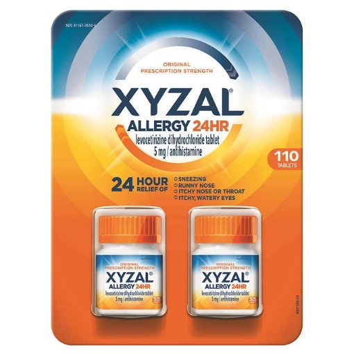 Picture of Thuốc chống dị ứng 24 giờ xyzal allergy 24 hour antihistamine 5 mg