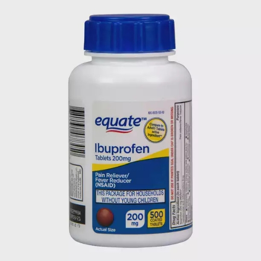 Picture of Thuốc giảm đau, hạ sốt equate ibuprofen, 200 mg, 500 viên