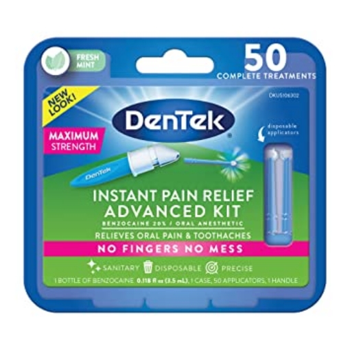 Picture of Bộ dụng cụ giảm đau răng miệng tức thì dentek instant oral pain relief maximum strength kit for toothaches 0.118 oz