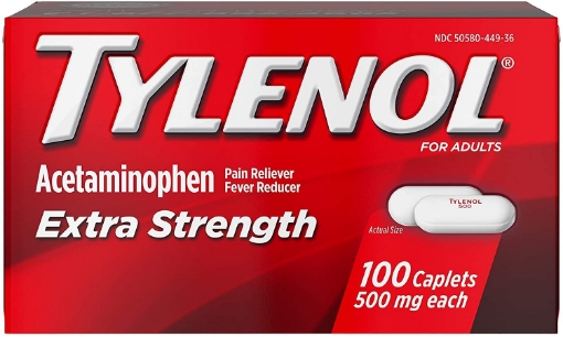 Picture of Thuốc giảm đau và hạ sốt tylenol extra strength, 100 viên