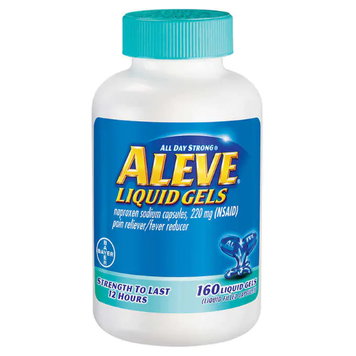Picture of Thuốc giảm đau hạ sốt aleve naproxen sodium 220 mg. pain reliever / fever reducer,160 viên