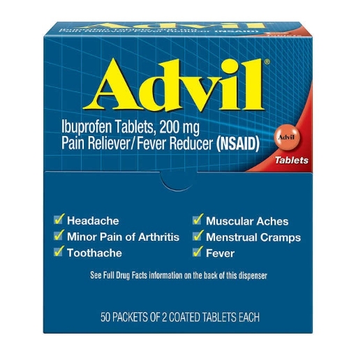 Picture of Thuốc giảm đau advil ibuprofen dispenser box