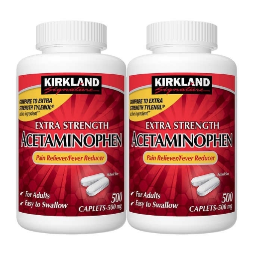 Picture of Thuốc giảm đau, hạ sốt kirkland signature extra strength acetaminophen 500 mg