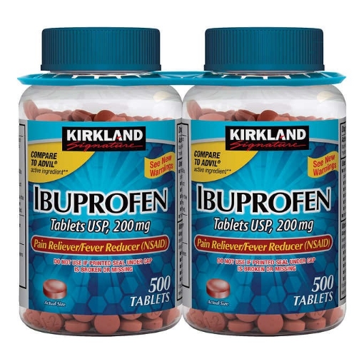 Picture of Thuốc giảm đau hạ sốt kirkland signature ibuprofen, 200 mg