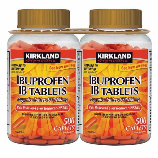 Picture of Thuốc giảm đau hạ sốt kirkland signature ibuprofen ib tablets, 200 mg