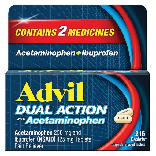 Picture of Thuốc giảm đau advil dual action with acetaminophen