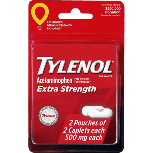 Picture of Thuốc giảm đau và hạ sốt tylenol extra strength acetaminophen