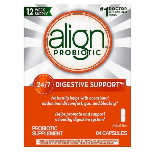 Picture of Viên uống bổ sung probiotic hằng ngày align daily probiotic supplement, 84 viên