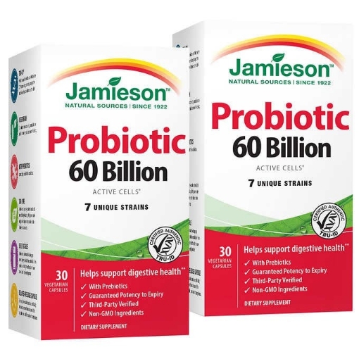 Picture of Viên uống bổ sung probiotic hàng ngày jamieson probiotic - 60 vegetarian capsules