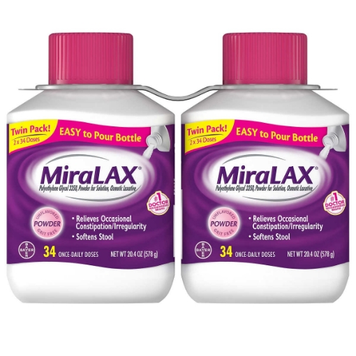 Picture of Thuốc hỗ trợ nhuận tràng táo bón miralax powder laxative,68 doses