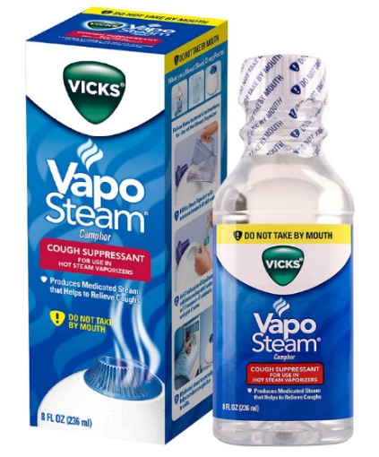 Picture of Thuốc hơi nước làm dịu và giảm ho dành cho máy tạo độ ẩm vicks vaposteam medicated liquid with camphor