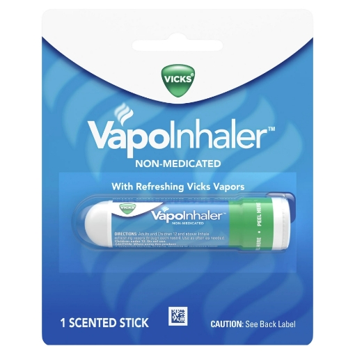 Picture of Ống hít thông mũi vicks vapoinhaler non-medicated with refreshing vicks vapors - menthol scent- 1 scented stick