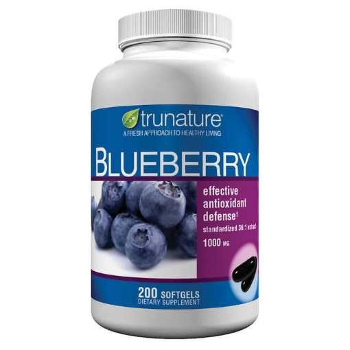 Picture of Viên uống chống oxy hóa từ trái việt quốc Trunature Blueberry Extract 1000 mg, 200 viên