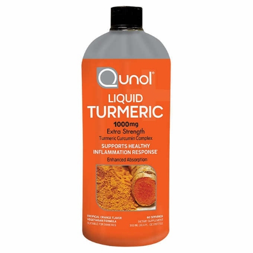 Picture of Thuốc uống tinh chất nghệ tươi dạng nước Qunol Liquid Turmeric 1000mg, 30.4fl oz