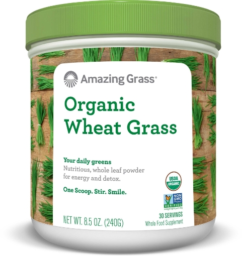 Picture of Bột cỏ lúa mì hữu cơ Amazing Grass Organic Wheatgrass Powder, 240g