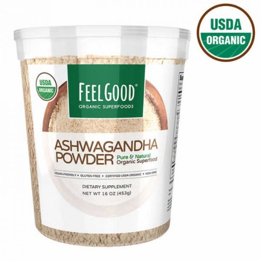 Picture of Bột nhân sâm ấn độ hữu cơ Feel Good Organic Superfoods Ashwagandha Powder 