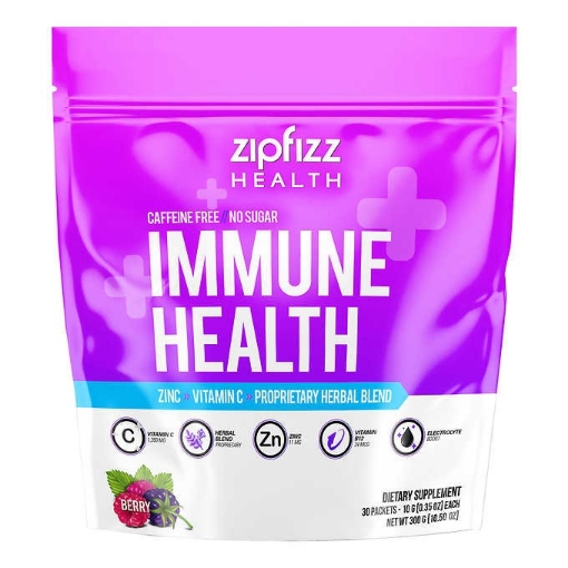 Picture of Bột bổ sung vitamin và khoáng chất vị trái cây Zipfizz Immune Health Berry Flavor