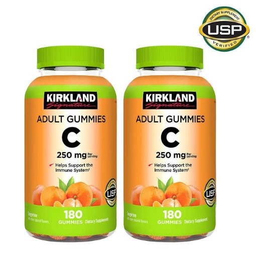 Picture of Kẹo dẻo bổ sung vitamin c dành cho người lớn Kirkland Signature Vitamin C 250 mg, 360 Gummies