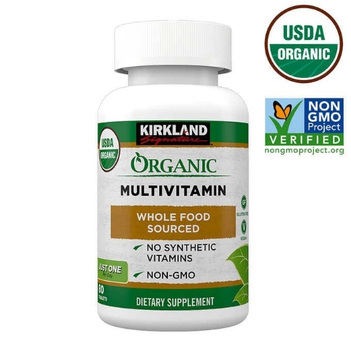 Picture of Viên uống bổ sung vitamin tổng hợp hữu cơ Kirkland Signature USDA Organic Multivitamin, 80 viên