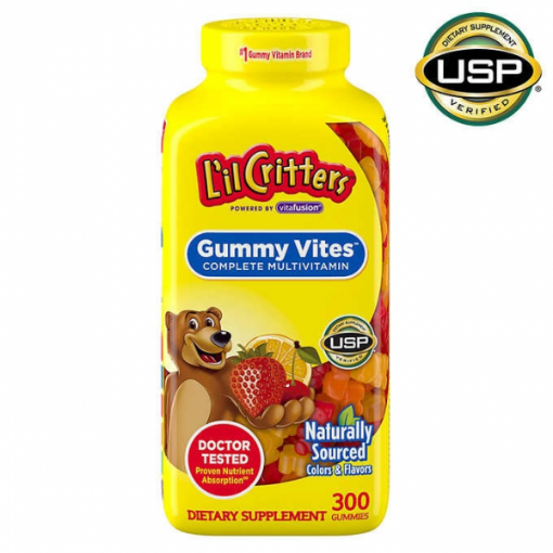 Picture of Kẹo dẻo Vitamin tổng hợp L’il Critters Gummy Vites, 300 Gummy Bears