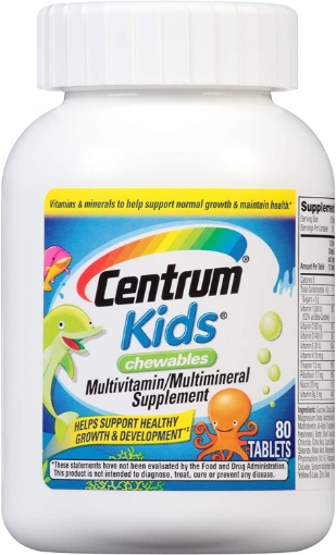 Picture of Viên nhai bổ sung vitamin và khoáng chất dành cho trẻ em Centrum Kids Multivitamin and Mineral Supplement Chewables