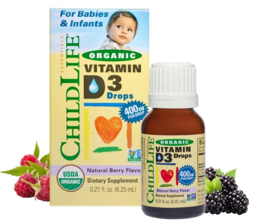 Picture of Siro bổ sung vitamin d3 hữu cơ dành cho bé ChildLife Essentials Organic Vitamin D3 Liquid Drops, 6.25ml
