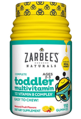 Picture of Kẹo dẻo bổ sung vitamin tổng hợp dành cho trẻ em Zarbee'S Toddler Vitamins Complete Multivitamin