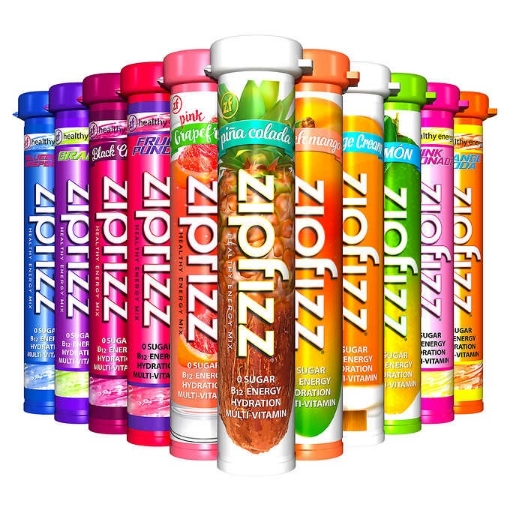 Picture of Bột vitamin và khoáng chất bổ sung năng lượng Zipfizz Healthy Energy Drink Mix, 30 Tubes