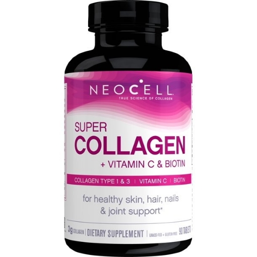 Picture of Viên uống bổ sung Collagen, Biotin và Vitamin C NeoCell Super Collagen + Vit C & Biotin, 90 viên