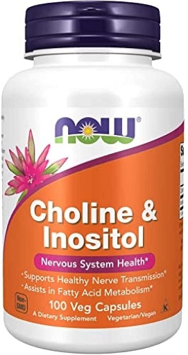 Picture of Viên uống hỗ trợ sức khỏe hệ thần kinh Now Foods Supplements Choline & Inositol 500 mg
