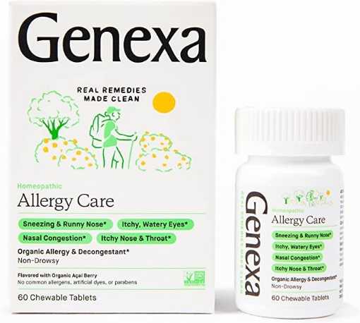 Picture of Viên nhai chống dị ứng Genexa Adult Allergy Care, 60 viên