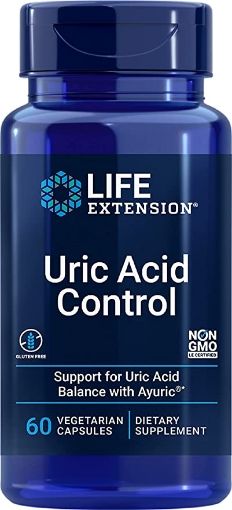 Picture of Viên uống hỗ trợ bệnh Gout Life Extension Uric Acid Control 60 Vegetarian Capsules