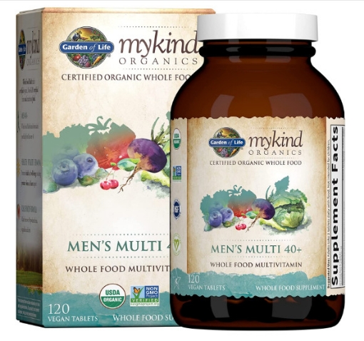 Picture of Viên uống vitamin tổng hợp garden of life mykind organics whole food multivitamin for men 40+