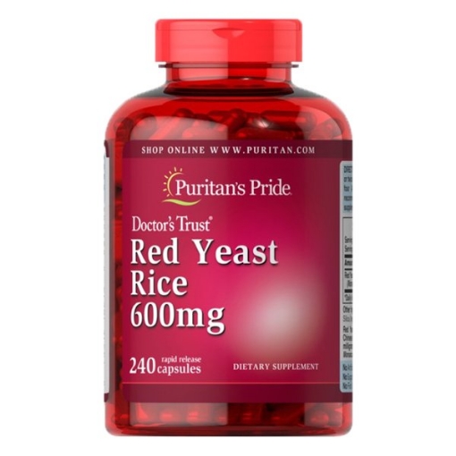 Picture of Viên uống giảm Cholesterol tinh chất men gạo đỏ Puritan's Pride Red Yeast Rice 600 mg