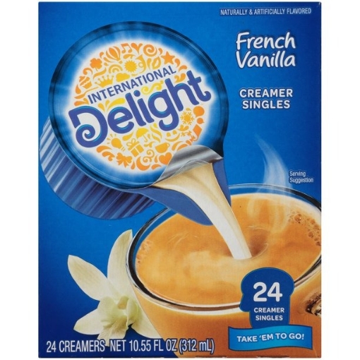 Picture of Kem vani pháp dạng lỏng international delight liquid creamer, french vanilla, 24 count