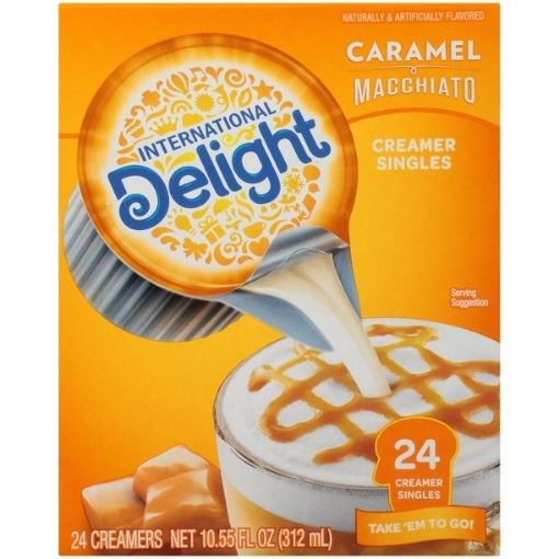 Picture of Kem caramel macchiato dạng lỏng international delight liquid creamer, caramel macchiato, 24 count