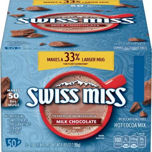 Picture of Hỗn hợp ca cao nóng swiss miss milk chocolate hot cocoa mix packets