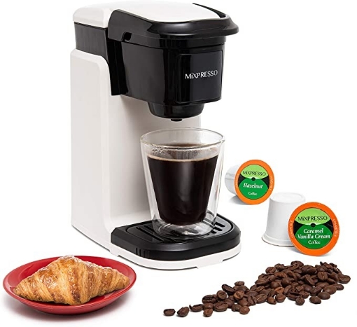 Picture of Máy pha cà phê mixpresso single cup coffee maker, white & black