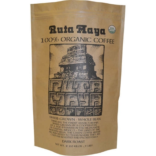 Picture of Cà phê rang xay tối hữu cơ ruta maya organic dark roast coffee