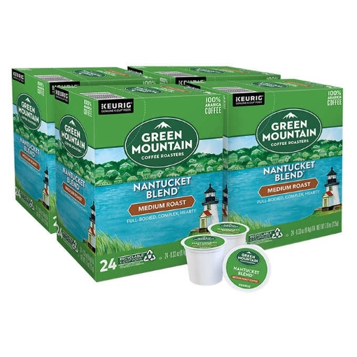 Picture of Cà phê đặc biệt với hương vị phong phú dạng cốc green mountain coffee nantucket blen k-cup pod