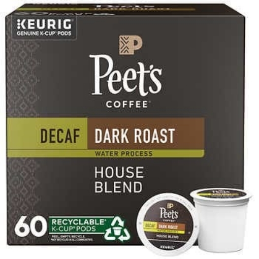 Picture of Cà phê dạng cốc peet's coffee decaf house blend k-cup pod