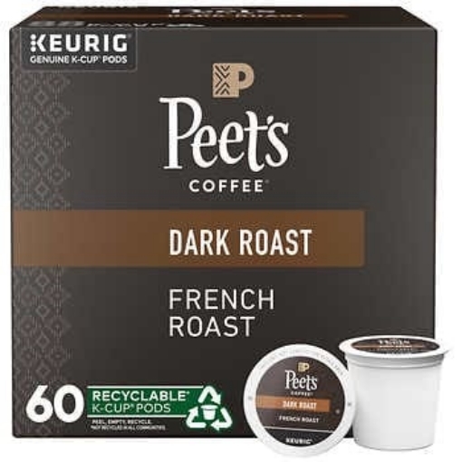 Picture of Cà phê rang đậm dạng cốc peet's coffee french roast k-cup pod