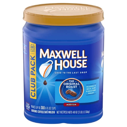 Picture of Cà phê rang xay kiểu cổ điển maxwell house orginal roast coffee, medium roast