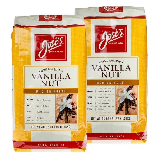 Picture of Cà phê rang vừa nguyên hạt jose's vanilla nut coffee, medium roast, whole bean