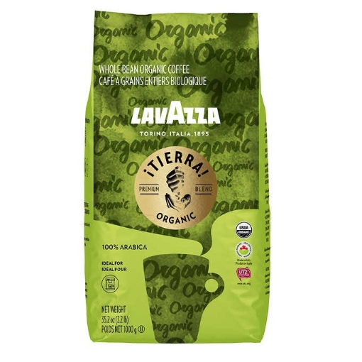 Picture of Cà phê nguyên hạt hữu cơ, rang kiểu ý lavazza tierra organic whole bean coffee, italian roast