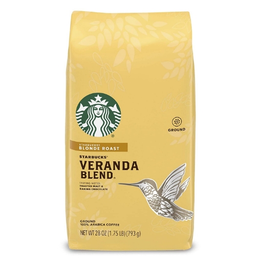 Picture of Cà phê rang xay dịu nhẹ starbucks veranda blend ground 100% arabica coffee, blone roast