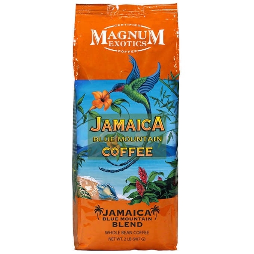 Picture of Cà phê xanh nguyên hạt magnum coffee exotics jamaica blue mountain blend coffee, whole bean