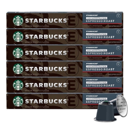 Picture of Cà phê rang xay đã khử caffein dạng viên nén starbucks by nespresso decaf espresso roast capsules